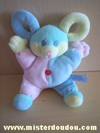 Gipsy Souris Bleu rose jaune vert pastels - Bon état