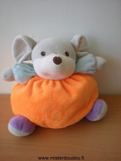 Nounours Souris Orange - Très bon état