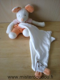 Sucre d orge Souris Rose orange blanc mouchoir blanc - Très bon état