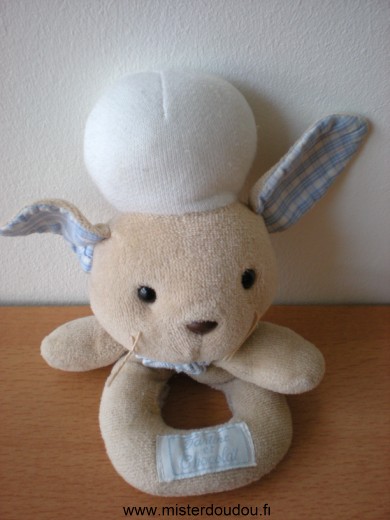 Tartine et chocolat Souris Marron chapeau blanc - Très bon état