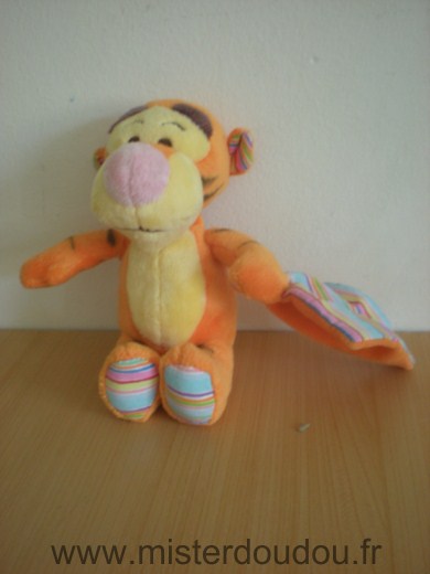 Disney Tigre Tigrou orange mouchoir raye - Très bon état