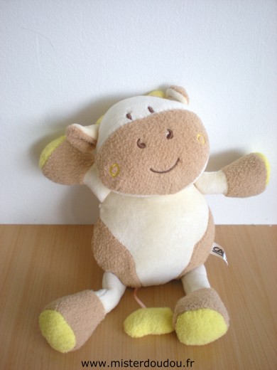Credit agricole Vache Beige marron - Très bon état