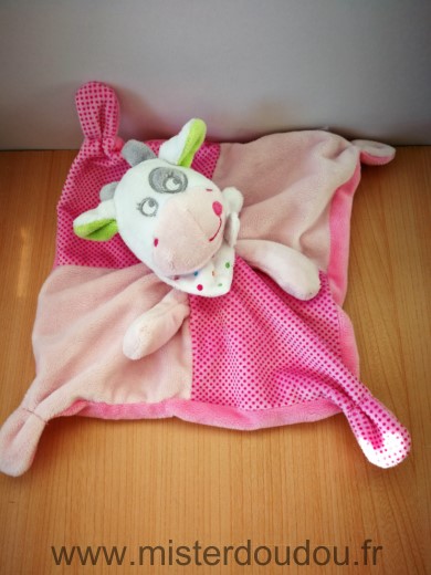 Mots d enfants Vache Rose blanc - Très bon état